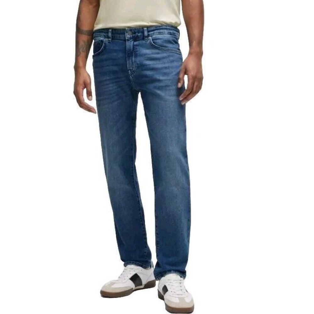 Hugo Boss Straight Fit Stretch Blue Denim Jeans Men's size 40 (39x31) Work